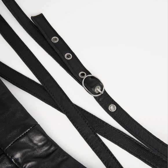 Zara genuine leather pants - Picture 4 of 9